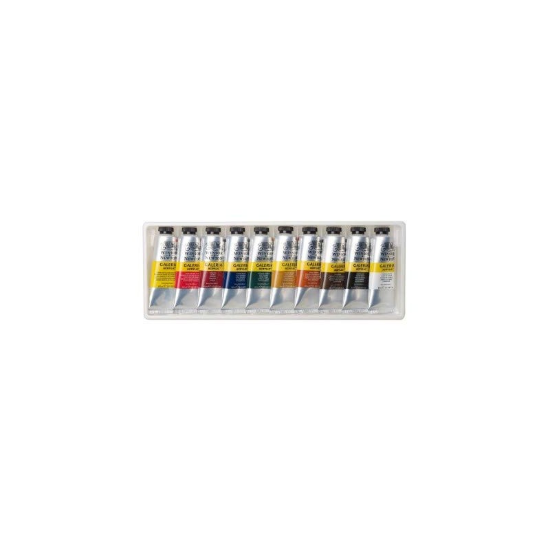 Winsor and Newton 2190517 Galeria Acrylic 10 Pieces Tube Colour