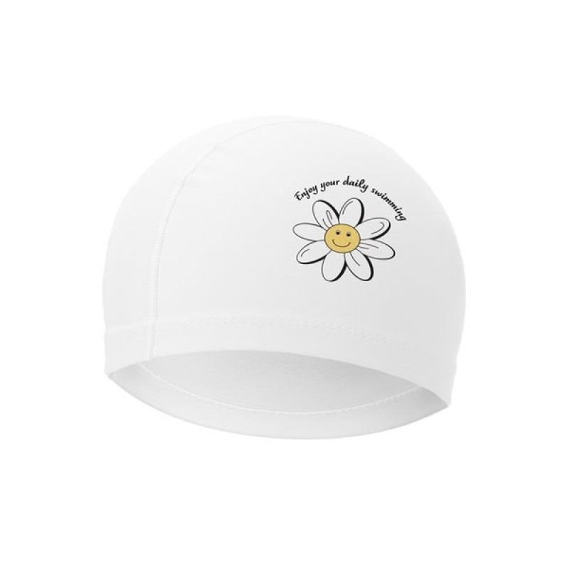 Aquus Urethane Coated Swim Cap Daisy ACPU38A22 / 아쿠스 우레탄