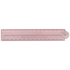 MOTion 209822 Slim Folding Ruler with Protractor, 11.8 inches (30 cm) New School