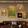 ZitoStory Gold Portrait Art Light Battery Operated Picture Light with