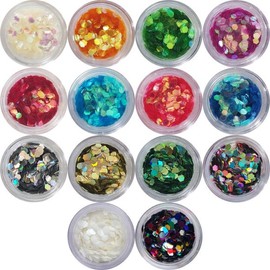 Nail Ssen Nail Art Hexagonal Glitter 2.5MM / 네일쎈 네일아트 육각글리터 2.5MM