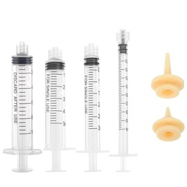 EIHI Pack of 4 Mini and Original Nipples with Syringes for Puppies, Kittens, Squirrels and Other Newborn Pets, blue