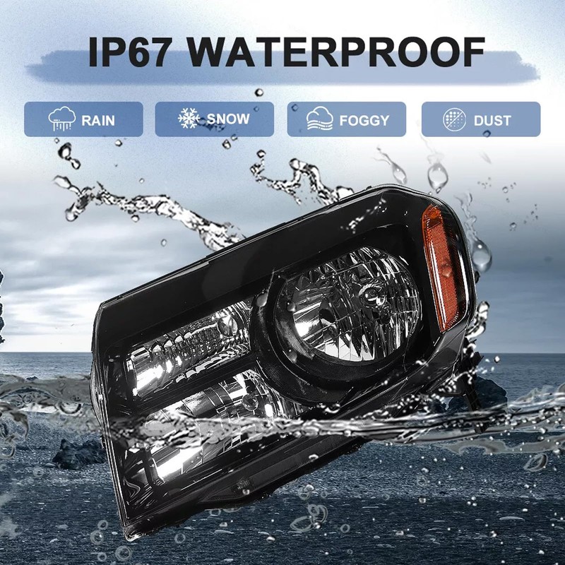 2012-2015 Pilot Headlights,Headlight Assembly Fit for Honda Pilot 2012 2013