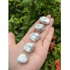 GAF TREASURES Wholesale White Howlite Tumbled Stones, Polished Natural White