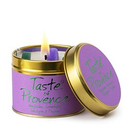 Lily-Flame Taste of Provence Tin, Green, 7.7cm l x 7.7cm w x 6.6cm h