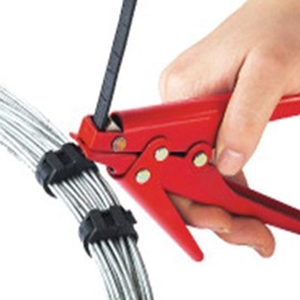 iwobi Cable Tie Pliers, Cable Tie Tool Tensioning and Cutting Tool for Plastic Nylon Cable Ties, All-Metal Housing