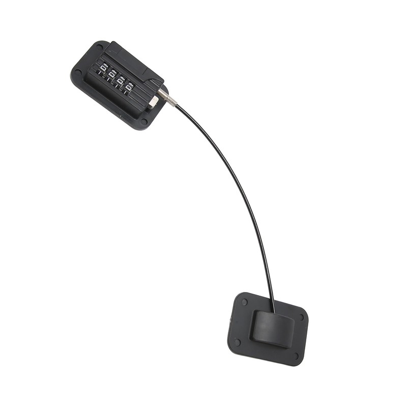 Refrigerator Lock Combination Design Plastic Stainless Steel Easy Mounting Freezer