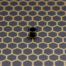 KYDEX Thermoform Sheet - (Honeycomb Camo) - (Liquid Metal) - (Gold/Black - Reversed) - (12in x 12in) - (1 Sheet) - (for Holster Making, Cosplay, Hobby) - (USA Made)