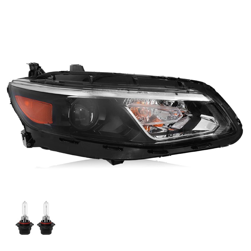 TUSDAR Fits For 2016-2018 Chevy Malibu Halogen Headlights Replacement Headlight