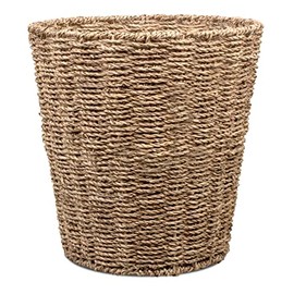 Woodluv Round Seagrass Waste Paper Bin (E01-120)