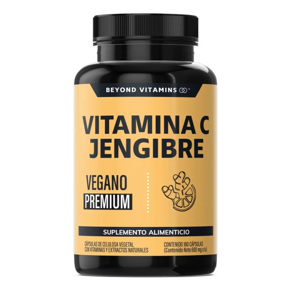 Vitamina C Capsulas Potenciada Con Antioxidantes Y Anti-inflamatorios, Jengibre, Equincea,