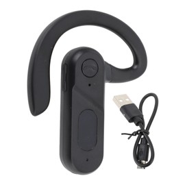 Bluetooth Headset Hands Free Single Ear Bluetooth 5.2 Wireless Earpiece Earphone with Digital Display for Driving Running Office