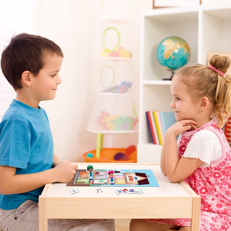 Kibbit Movers - Educational Board Game for Improving Categorization, Vocabulary,