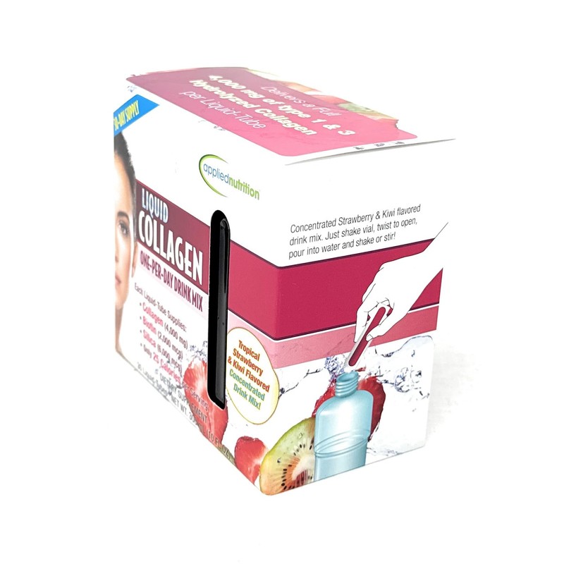 Applied Nutrition Liquid Collagen Drink Mix 4000 mg, 30 Tubes