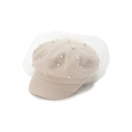 Snidel SWGH235653 Women's Tulle Casket, beige, BEG