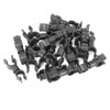 X AUTOHAUX 20pcs Car Plastic Fasteners Oil Pipe Clip Retainer