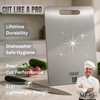 Certified Titanium Cutting Board - 15x11 inch | 100% Pure