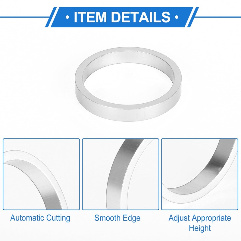 VekAuto Bike Headset Spacer, 5mm MTB Bicycle Headset Stem Fork