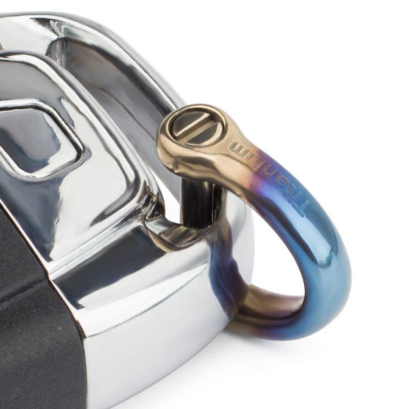 TISUR Key Ring Titanium D-Ring Key Car Motorcycle Keychain Cute