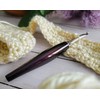 Furls Crochet Hook, Odyssey Amethyst, Nickel Plated Tip for Effortless