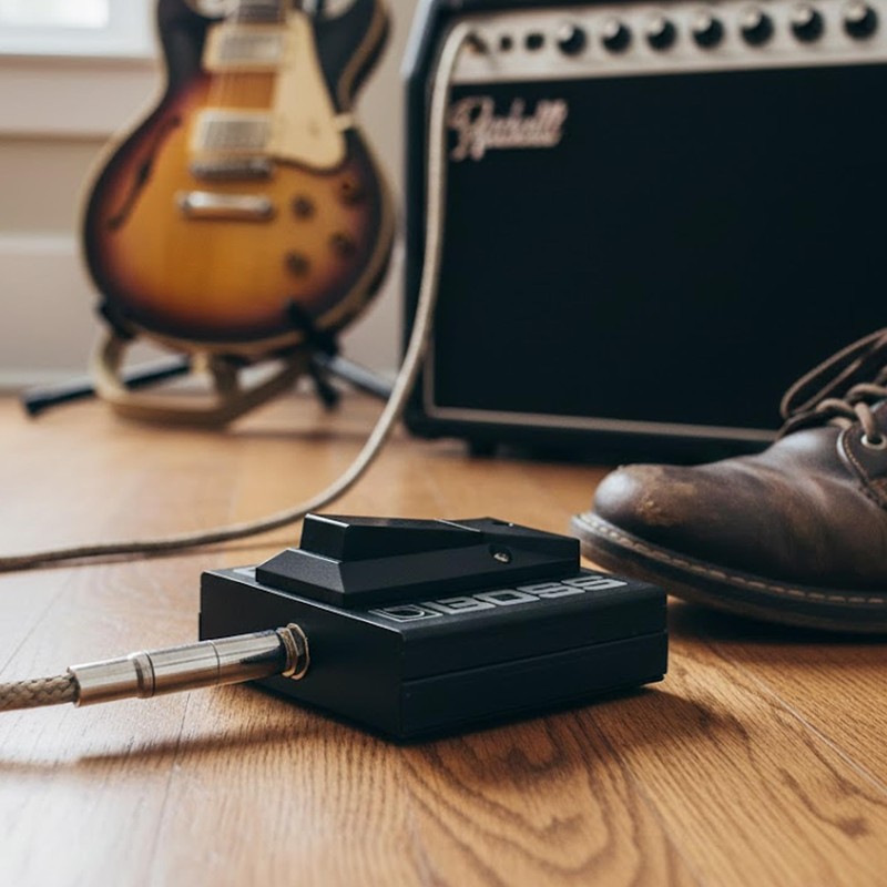 Boss FS-5U Footswitch Bundle with Picks and Austin Bazaar Polishing