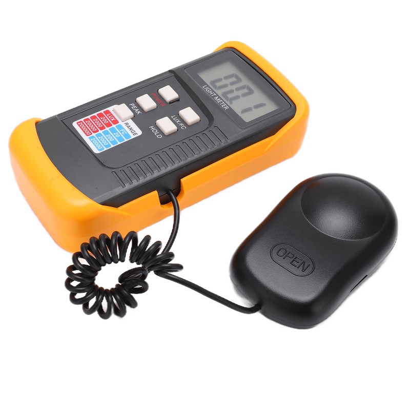 LX1330B Handheld Illuminance Meter Digital Light Meter Photometer 0.1 Lx~200000Lx