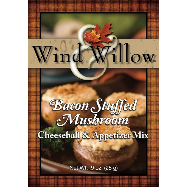 Wind & Willow Bacon Stuffed Mushroom Appetizer Mix, Pack of 6