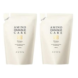 Avon Amino Damage Care Shampoo Refill 13.5 fl oz (400 ml) (Set of 2)