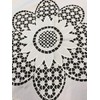 Elegant Linen Embroidered Fabric Embroidery Tablecloth Napkin 72x72" Round-White Elegant