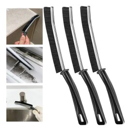 3 Pcs Cepillo De Cerdas Duras Para Limpieza De Baño Grietas                                                                                           