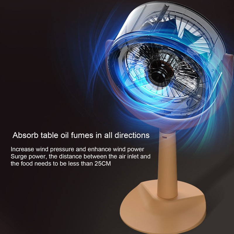 Desktop Range Hood Large Suction Mini Cooker Hood Angle Adjustable