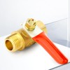 TAILONZ PNEUMATIC 3PCS 1/4 Inch Brass Mini Ball Valve Shut-off