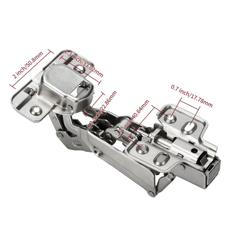 BADALU 175 Degree Kitchen Cabinet Hinges (1 Pair, 2 PCS)