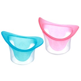 2pcs Eye Wash Cup 10ml Eye Wash Cleaner Kit Eyewashs Bath Kit Silicone Manual Eyes Cleansing Cup for Eyes Rinse Portable eyeCare Tool for Quick Effective Sooth Tired eyeRefresh Dust Makeup Irritant