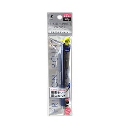 Pilot P-LFPK25S4-BB FriXion Point Knock 04 Ultra Fine 0.4mm Blue Black