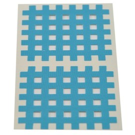Kinseologie Tape 5.2 cm x 4.4 cm 10 Sheets of Blue Cross Patches Cross Tape