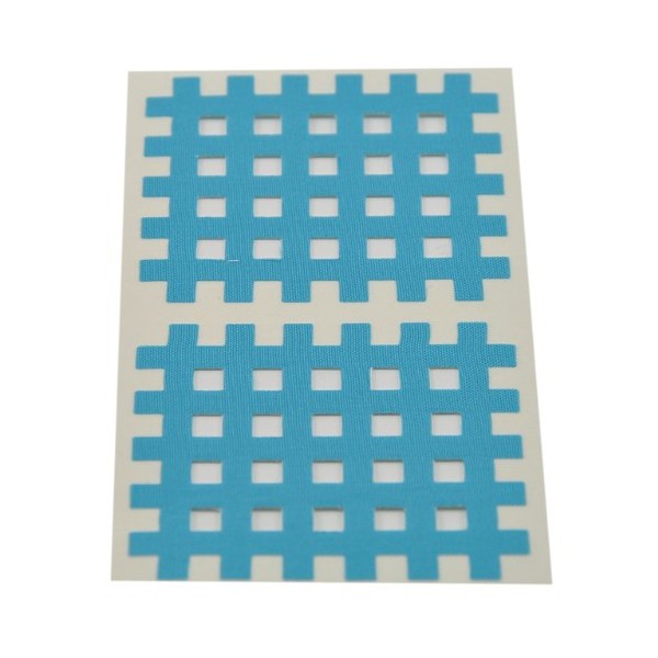 Kinseologie Tape 5.2 cm x 4.4 cm 10 Sheets of Blue Cross Patches Cross Tape