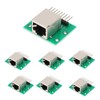GERUI 7pcs RJ45 Connector Breakout Board 8-Pin Headers Network Port