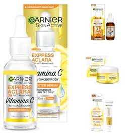 L'ORÉAL PARIS SKIN - Kit Anti-Manchas Glycolic Bright: Sérum 30ml + Crema Día/Noche 50ml + Gel Limpiador 150ml - 30ml - Daily Care