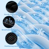 bedsmile Waffle Weave Cooling Comforter King Size, Q-Max 0.45 Reversible