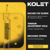 KOLET Self Closing Door Hinges, 4 x 4 Inches Door