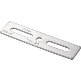 TRUSCO(トラスコ) ジョイント金具24型フラット ステン寸法100 穴数3 TK24-F2S