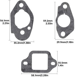 ZAMDOE GCV160 Carburetor Gasket Kit for Honda GCV135 GCV190A GCV135 GCV190 GSV190 HRS216 HRT216 HRB216 HRR216 HRZ216# 16212-Zl8-000 16228-ZL8-000 16221-883-800