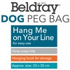 Beldray LA032005DFEU7 Dog Print Clothes Peg Bag Hanging Line Peg