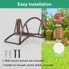 TomCare Garden Hose Holder Heavy Duty Water Hose Holder Wall