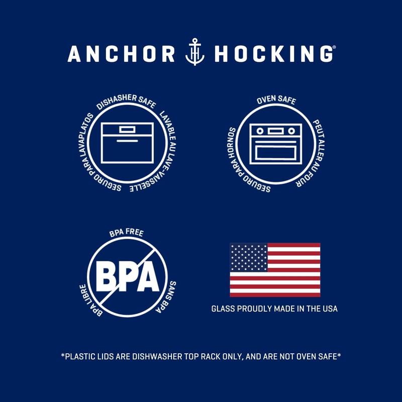 Anchor Hocking 10-Piece Essentials Bake Set