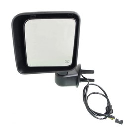 For Jeep Wrangler JK 2015 2016 2017 Door Mirror Driver Side | Power | Manual Folding | Heated | Paintable | Replacement For 5VJ77DX8AB | CH1320393