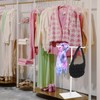 DEARMAMY T-Shaped Display Stand Purse Display Stand Stainless Steel Adjustable