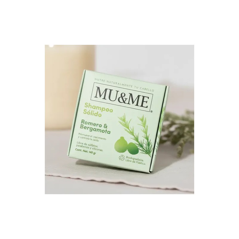 10 Shampoos Sólidos Naturales Mume 140g