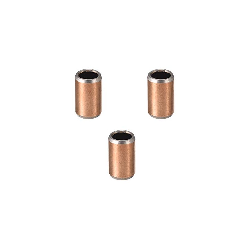 sourcing map Sleeve Bearing 4mm Bore x 6mm OD x